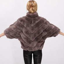 Load image into Gallery viewer, CNEGOVIK 2018 winter short rabbit fur real fur batwing coat short real fur coat womens Winter