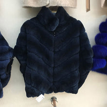 Load image into Gallery viewer, CNEGOVIK 2018 winter short rabbit fur real fur batwing coat short real fur coat womens Winter